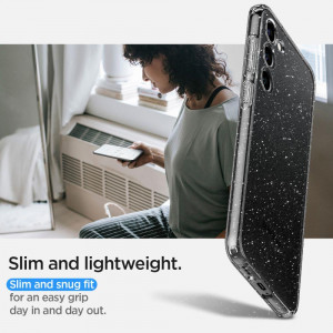Оригинален гръб SPIGEN Liquid Crystal - Samsung Galaxy S23 прозрачен с блясък - Img 13