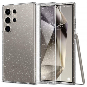 Оригинален гръб SPIGEN Liquid Crystal - Samsung Galaxy S24 Ultra прозрачен с блясък - Img 9