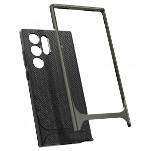 Оригинален гръб SPIGEN Neo Hybrid - Samsung Galaxy S24 Ultra металносив - Img 4