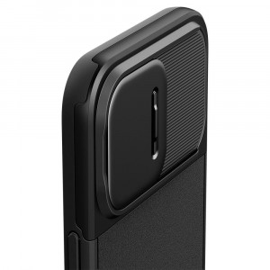 Оригинален гръб SPIGEN Optik Armor MagSafe - iPhone 15 Pro черен - Img 7