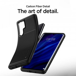 Оригинален гръб SPIGEN Rugged Armor - Huawei P30 Pro черен - Img 16