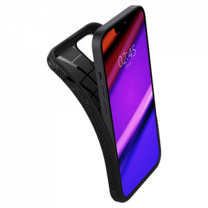 Оригинален гръб SPIGEN Rugged Armor - iPhone 13 черен мат - Img 8