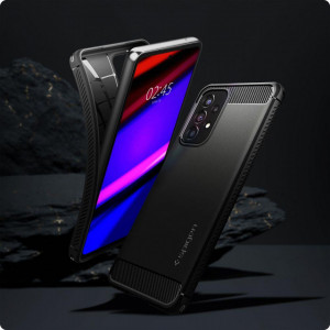 Оригинален гръб SPIGEN Rugged Armor - Samsung Galaxy A53 5G черен мат - Img 5
