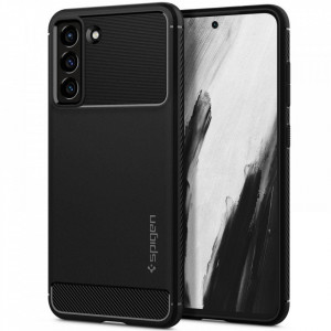 Оригинален гръб SPIGEN Rugged Armor - Samsung Galaxy S21 FE 5G черен мат - Img 1