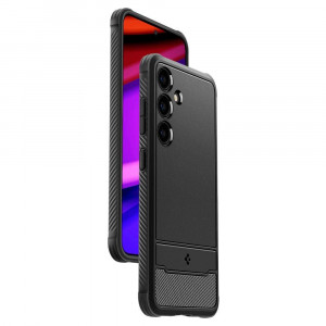 Оригинален гръб SPIGEN Rugged Armor - Samsung Galaxy S24+ черен мат - Img 9