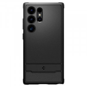 Оригинален гръб SPIGEN Rugged Armor - Samsung Galaxy S24 Ultra черен мат - Img 4