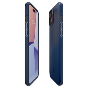 Оригинален гръб SPIGEN Thin Fit - iPhone 15 Plus син - Img 9