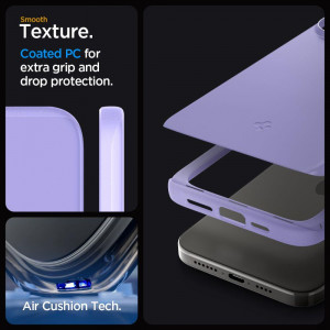 Оригинален гръб SPIGEN Thin Fit - iPhone 15 Pro Max Iris лилав - Img 13