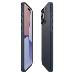 Оригинален гръб SPIGEN Thin Fit - iPhone 15 Pro Max Metal Slate - Img 8
