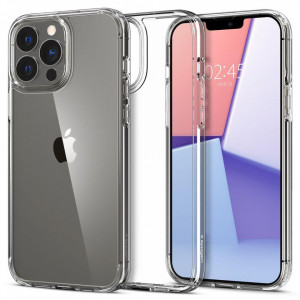 Оригинален гръб SPIGEN Ultra Hybrid - iPhone 13 Pro кристалнопрозрачен - Img 1