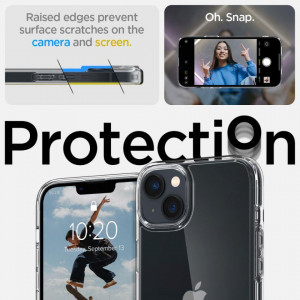Оригинален гръб SPIGEN Ultra Hybrid - iPhone 14 Plus кристалнопрозрачен - Img 8