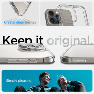 Оригинален гръб SPIGEN Ultra Hybrid - iPhone 14 Pro Max кристалнопрозрачен - Img 13
