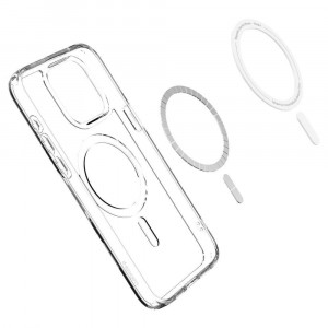 Оригинален гръб SPIGEN Ultra Hybrid MagSafe - iPhone 15 Pro Max бял - Img 6