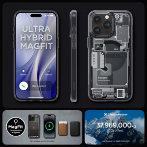 Оригинален гръб SPIGEN Ultra Hybrid MagSafe - iPhone 15 Pro Zero One - Img 14