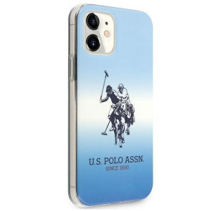 Оригинален гръб US POLO Gradient USHCP12SPCDGBL - iPhone 12 mini син - Img 4
