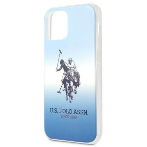 Оригинален гръб US POLO Gradient USHCP12SPCDGBL - iPhone 12 mini син - Img 8