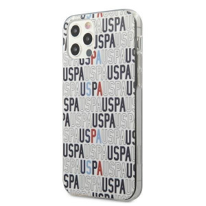 Оригинален гръб US POLO Logo Mania USHCP12LPCUSPA6 - iPhone 12 Pro Max бял - Img 2