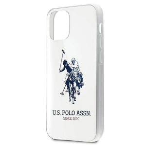 Оригинален гръб US POLO Shiny Big Logo USHCP12STPUHRWH - iPhone 12 mini бял - Img 4
