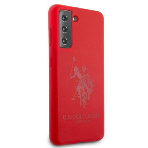 Оригинален гръб US POLO Silicone - Tone USHCS21 5GSSLHRTRE - Samsung Galaxy S21 5G червен - Img 4