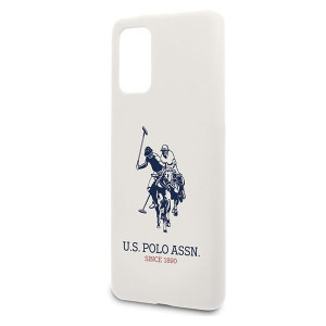 Оригинален гръб US POLO Silicone USHCS67SLHRWH - Samsung Galaxy S20+ / S20+ 5G бял - Img 3