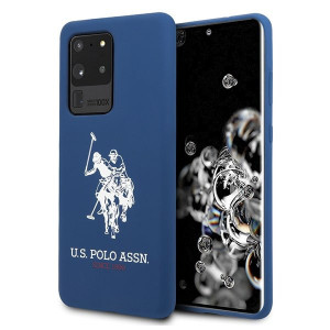 Оригинален гръб US POLO Silicone USHCS69SLHRNV - Samsung Galaxy S20 Ultra / S20 Ultra 5G тъмносив - Img 1