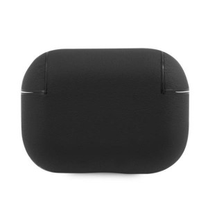 Оригинален калъф за слушалки от естествена кожа BMW Silver Logo BMAPSSLBK - AirPods Pro черен - Img 2