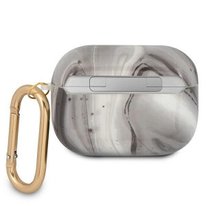 Оригинален калъф за слушалки GUESS Marble GUAPUNMK - AirPods Pro черен - Img 2