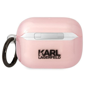 Оригинален калъф за слушалки Karl LAGERFELD Ikonik Choupette KLAPHNCHTCP - AirPods Pro розов - Img 2