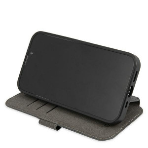Оригинален калъф тип книга GUESS 4G Big Metal Logo GUBKP13L4GMGGR - iPhone 13 Pro сив - Img 6