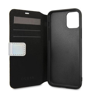 Оригинален калъф тип книга GUESS Iridescent GUFLBKN58BLD - iPhone 11 Pro сребрист - Img 7
