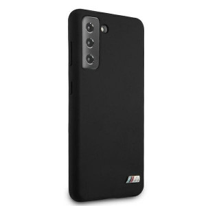 Оригинален твърд гръб BMW Signature Aluminium BMHCS21 5GSMSILBK - Samsung Galaxy S21 5G черен - Img 4