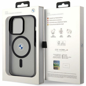 Оригинален твърд гръб BMW Signature MagSafe BMHMP14LDSLK - iPhone 14 Pro черен - Img 8