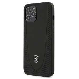 Оригинален твърд гръб FERRARI Off Track Perforated FEOGOHCP12LBK - iPhone 12 Pro Max черен - Img 5