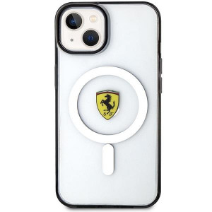 Оригинален твърд гръб FERRARI Outline MagSafe FEHMP14MURKT - iPhone 14 Plus прозрачен - Img 3