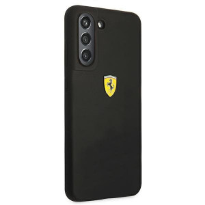 Оригинален твърд гръб FERRARI Silicone FESSIHCS21FBK - Samsung Galaxy S21 FE 5G черен - Img 4
