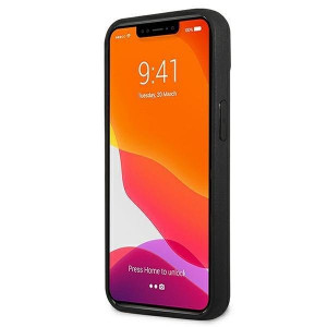 Оригинален твърд гръб FERRARI Track Real Carbon FEHCP13SFCABK - iPhone 13 mini черен - Img 5