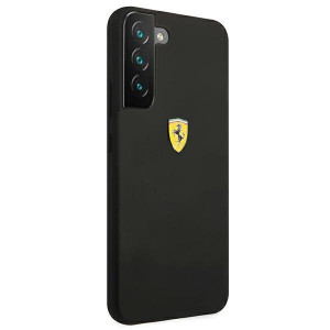 Оригинален твърд гръб FERRARI Track Silicone FESSIHCS22MBK - Samsung Galaxy S22+ черен - Img 4