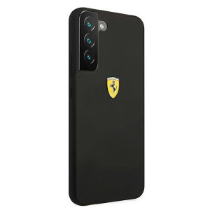 Оригинален твърд гръб FERRARI Track Silicone FESSIHCS22SBK - Samsung Galaxy S22 черен - Img 4