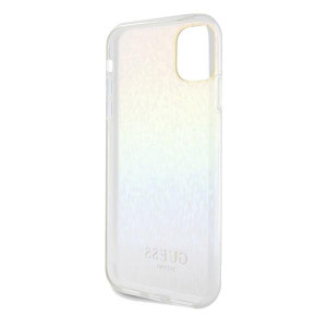 Оригинален твърд гръб GUESS IML Faceted Mirror Disco Iridescent - iPhone 11 многоцветен - Img 7