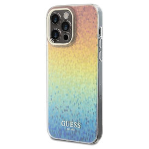 Оригинален твърд гръб GUESS IML Faceted Mirror Disco Iridescent - iPhone 13 Pro многоцветен - Img 2