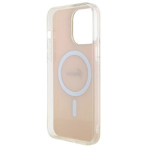 Оригинален твърд гръб GUESS IML Iridescent MagSafe - iPhone 15 Pro розов - Img 7