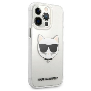 Оригинален твърд гръб KARL LAGERFELD Choupette Head KLHCP13XCTR - iPhone 13 Pro Max прозрачен - Img 4