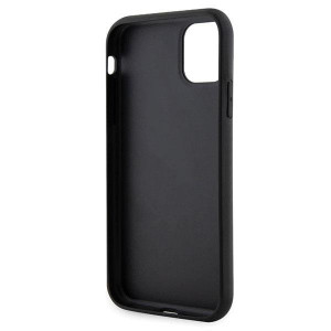 Оригинален твърд гръб KARL LAGERFELD Glitter Choupette Patch KLHCN61G2CPK - iPhone 11 черен - Img 7