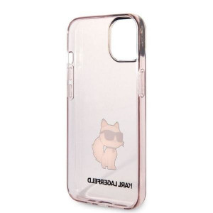 Оригинален твърд гръб KARL LAGERFELD Ikonik Choupette KLHCP14MHNCHTCP - iPhone 14 Plus розов - Img 7