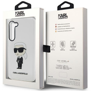 Оригинален твърд гръб KARL LAGERFELD Ikonik KARL LAGERFELD KLHCS23MHNIKTCT - Samsung Galaxy S23+ прозрачен - Img 8