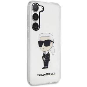 Оригинален твърд гръб KARL LAGERFELD Ikonik KARL LAGERFELD KLHCS23SHNIKTCT - Samsung Galaxy S23 прозрачен - Img 4