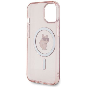Оригинален твърд гръб KARL LAGERFELD IML Choupette MagSafe - iPhone 15 розов - Img 7