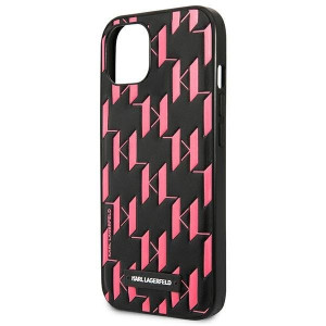 Оригинален твърд гръб KARL LAGERFELD Monogram Plaque KLHCP13SMNMP1P - iPhone 13 mini розов - Img 6
