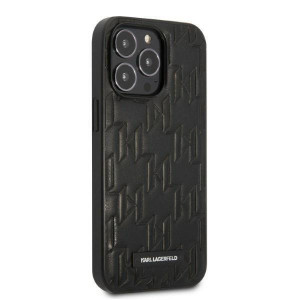 Оригинален твърд гръб KARL LAGERFELD Monogram Plaque KLHCP13XMNMP1K - iPhone 13 Pro Max черен - Img 4