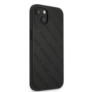 Оригинален твърд гръб KARL LAGERFELD Perforated Allover KLHCP13SPTLK - iPhone 13 mini черен - Img 4
